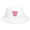 Flamingo Embroidered Brand Logo Bucket Hat | Classic