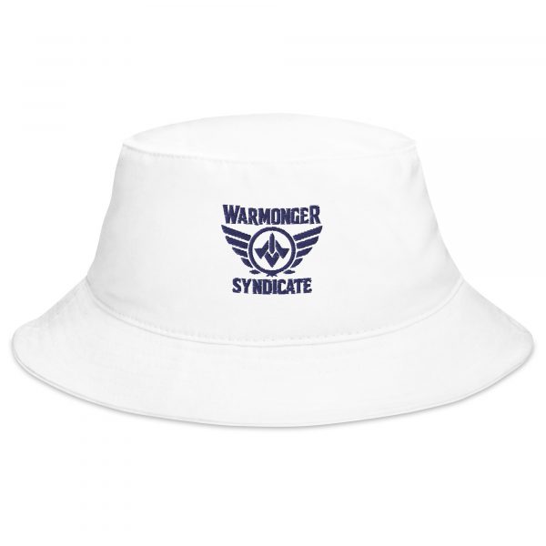 Navy Embroidered Brand Logo Bucket Hat | Classic