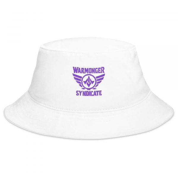 Purple Embroidered Brand Logo Bucket Hat | Classic