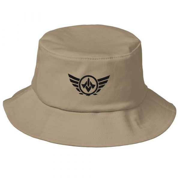 Black Embroidered Logo Bucket Hat | Premium