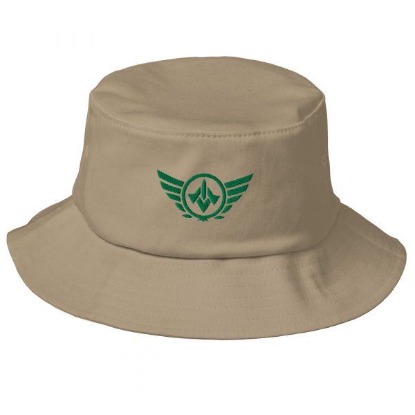 Kelly Green Embroidered Logo Bucket Hat | Premium