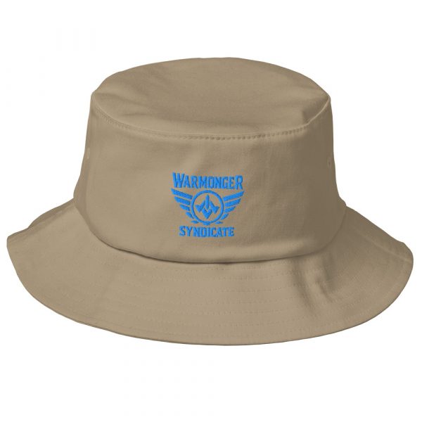 Aqua Embroidered Brand Logo Bucket Hat | Premium