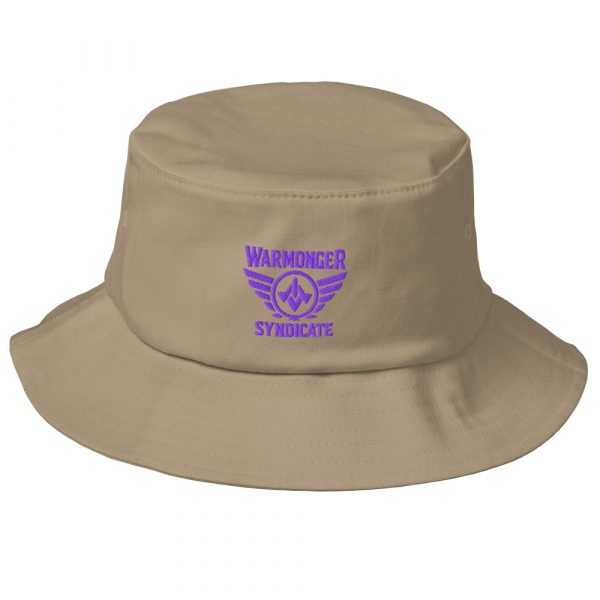 Purple Embroidered Brand Logo Bucket Hat | Premium