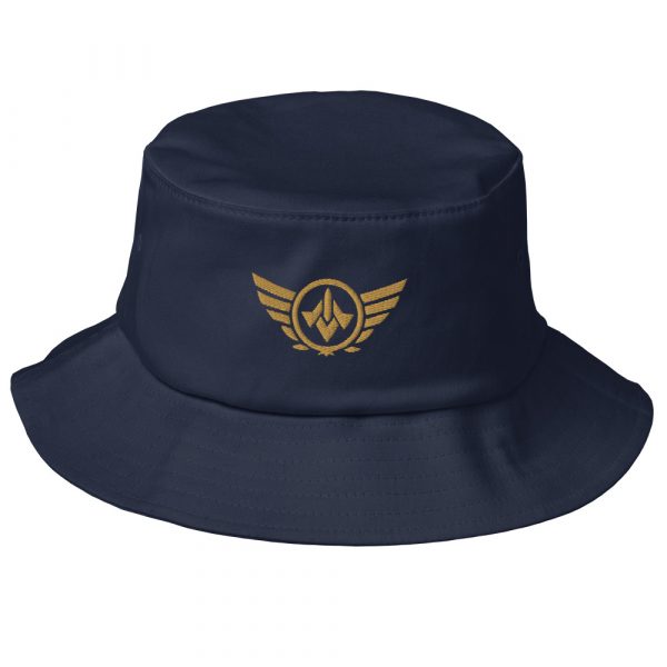 Old Gold Embroidered Logo Bucket Hat | Premium