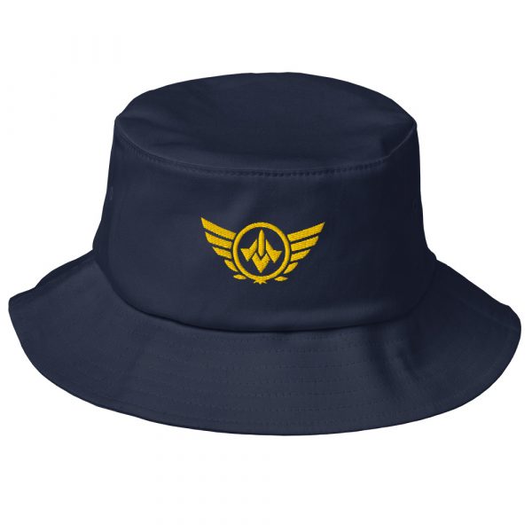 Gold Embroidered Logo Bucket Hat | Premium