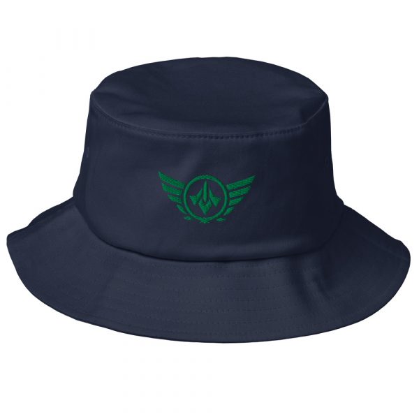 Kelly Green Embroidered Logo Bucket Hat | Premium