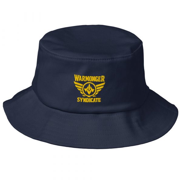Gold Embroidered Brand Logo Bucket Hat | Premium