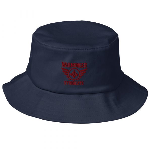Maroon Embroidered Brand Logo Bucket Hat | Premium