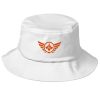 Orange Embroidered Logo Bucket Hat | Premium