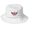 Maroon Embroidered Logo Bucket Hat | Premium