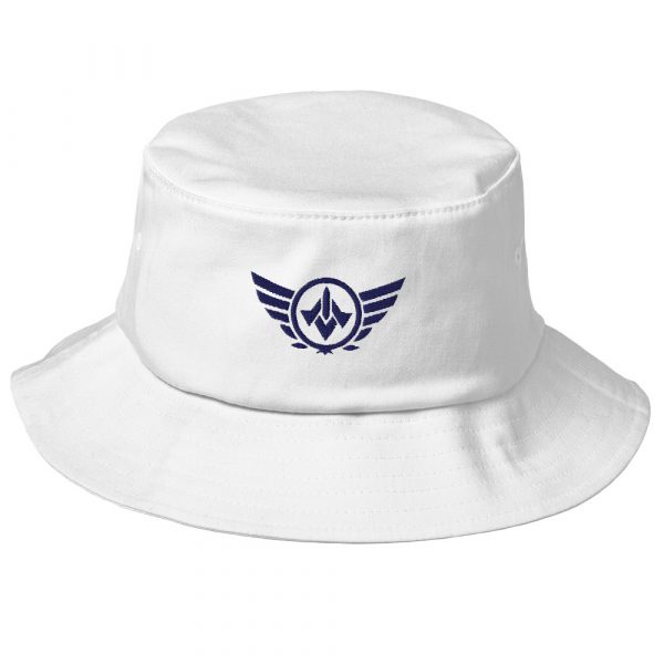 Navy Embroidered Logo Bucket Hat | Premium