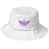 Purple Embroidered Logo Bucket Hat | Premium