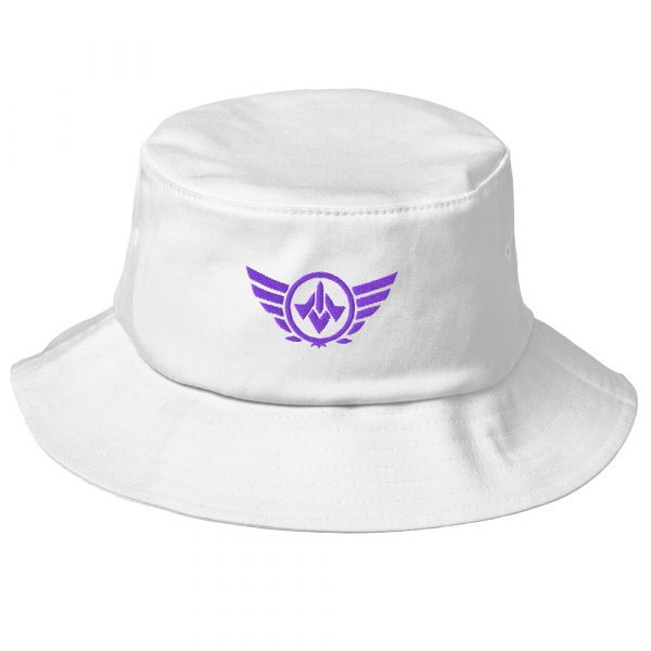 Purple Embroidered Logo Bucket Hat | Premium