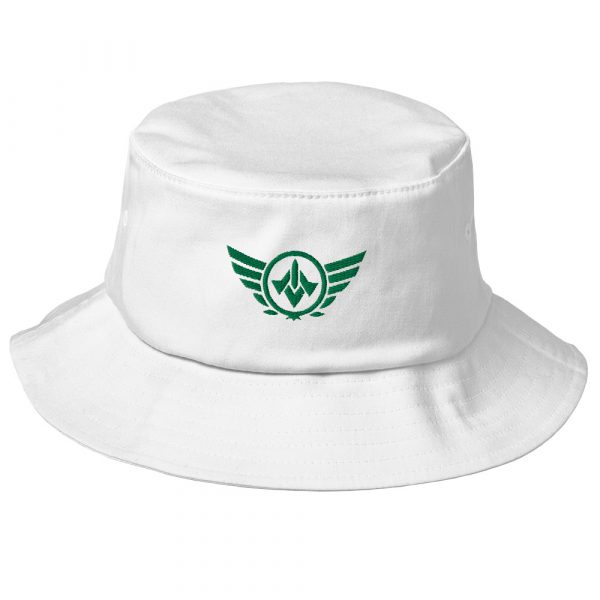 Kelly Green Embroidered Logo Bucket Hat | Premium