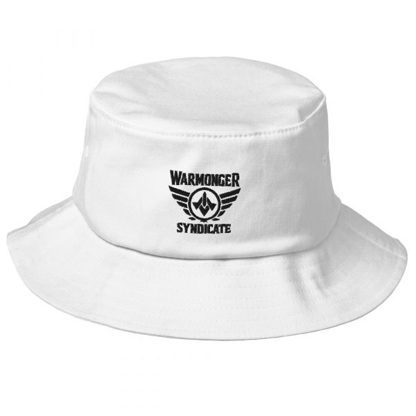 Black Embroidered Brand Logo Bucket Hat | Premium