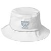Grey Embroidered Brand Logo Bucket Hat | Premium