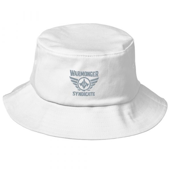Grey Embroidered Brand Logo Bucket Hat | Premium