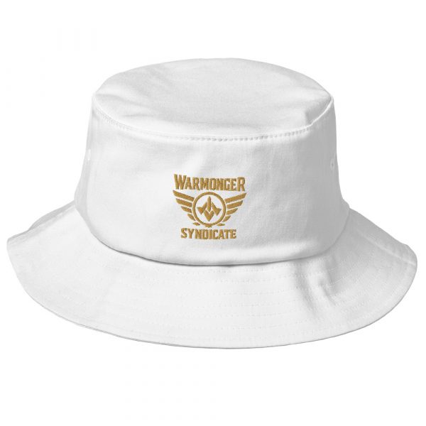 Old Gold Embroidered Brand Logo Bucket Hat | Premium