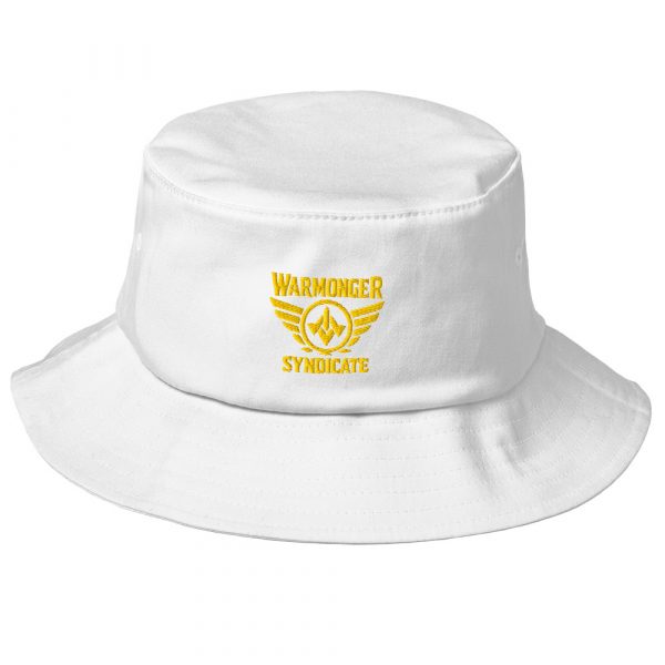 Gold Embroidered Brand Logo Bucket Hat | Premium