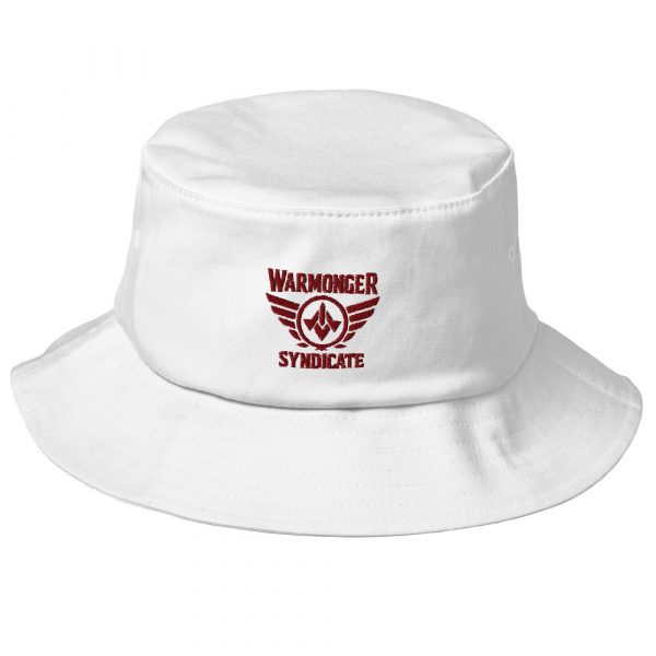 Maroon Embroidered Brand Logo Bucket Hat | Premium
