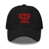 Red Embroidered Brand Logo Dad Cap | Classic Style