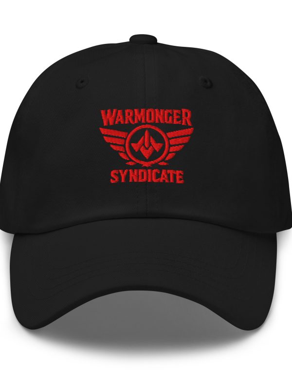 Red Embroidered Brand Logo Dad Cap | Classic Style