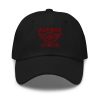 Maroon Embroidered Brand Logo Dad Cap | Classic Style