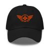 Orange Embroidered Logo Dad Cap | Classic Style