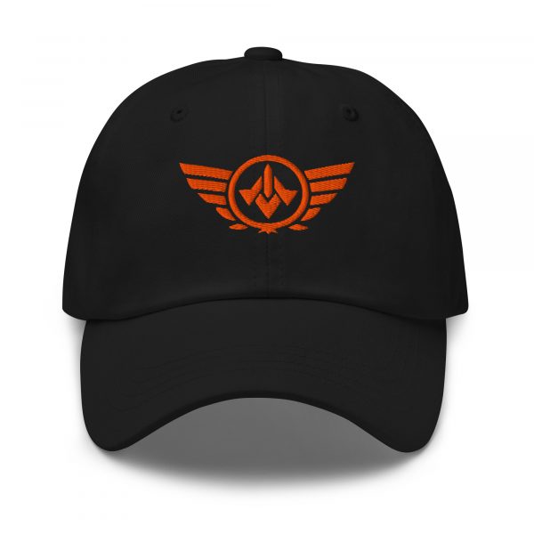 Orange Embroidered Logo Dad Cap | Classic Style
