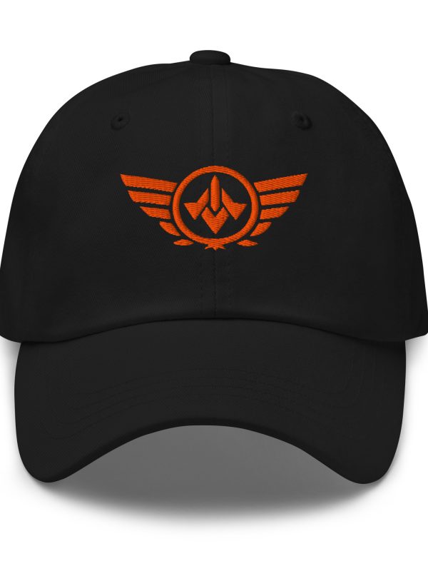 Orange Embroidered Logo Dad Cap | Classic Style