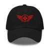 Red Embroidered Logo Dad Cap | Classic Style