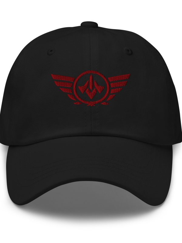 Maroon Embroidered Logo Dad Cap | Classic Style