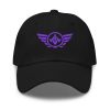 Purple Embroidered Logo Dad Cap | Classic Style