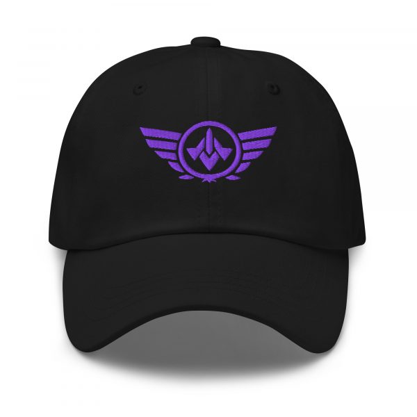 Purple Embroidered Logo Dad Cap | Classic Style