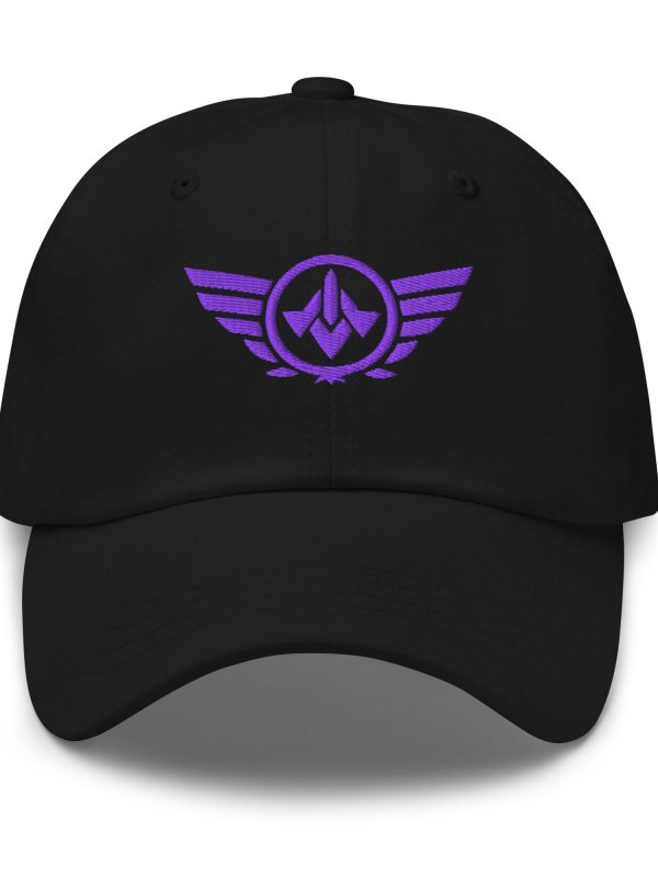 Purple Embroidered Logo Dad Cap | Classic Style