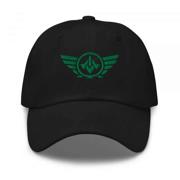 Kelly Green Embroidered Logo Dad Cap | Classic Style