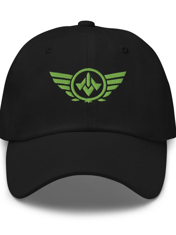 Kiwi Green Embroidered Logo Dad Cap | Classic Style