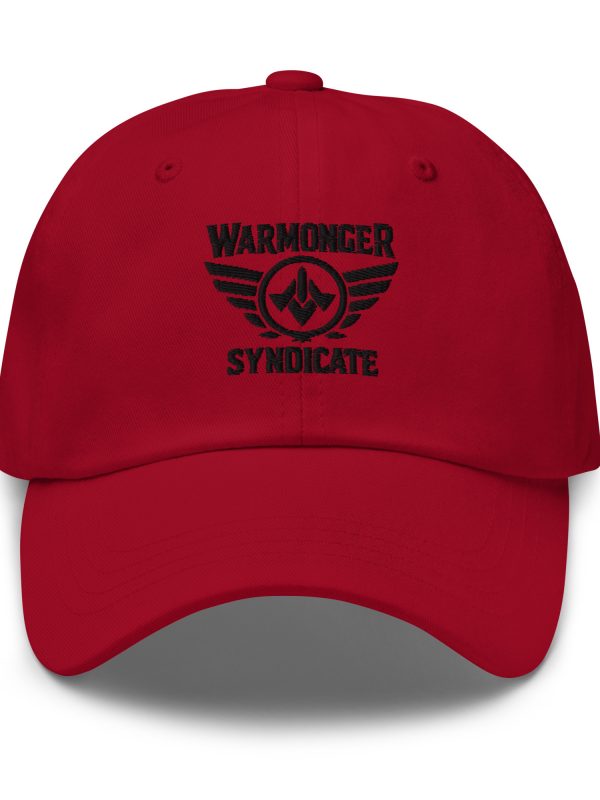 Black Embroidered Brand Logo Dad Cap | Classic Style