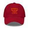 Orange Embroidered Brand Logo Dad Cap | Classic Style