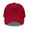 Maroon Embroidered Brand Logo Dad Cap | Classic Style