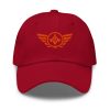 Orange Embroidered Logo Dad Cap | Classic Style
