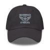 Grey Embroidered Brand Logo Dad Cap | Classic Style