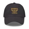 Old Gold Embroidered Brand Logo Dad Cap | Classic Style
