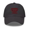 Maroon Embroidered Brand Logo Dad Cap | Classic Style