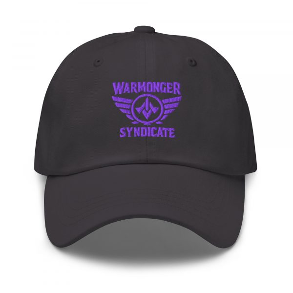 Purple Embroidered Brand Logo Dad Cap | Classic Style