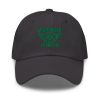 Kelly Green Embroidered Brand Logo Dad Cap | Classic Style