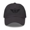 Black Embroidered Logo Dad Cap | Classic Style