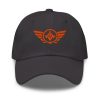Orange Embroidered Logo Dad Cap | Classic Style