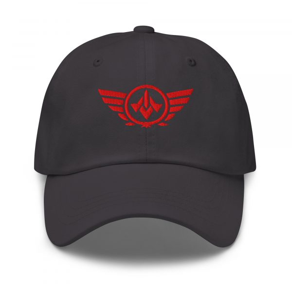 Red Embroidered Logo Dad Cap | Classic Style