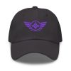 Purple Embroidered Logo Dad Cap | Classic Style